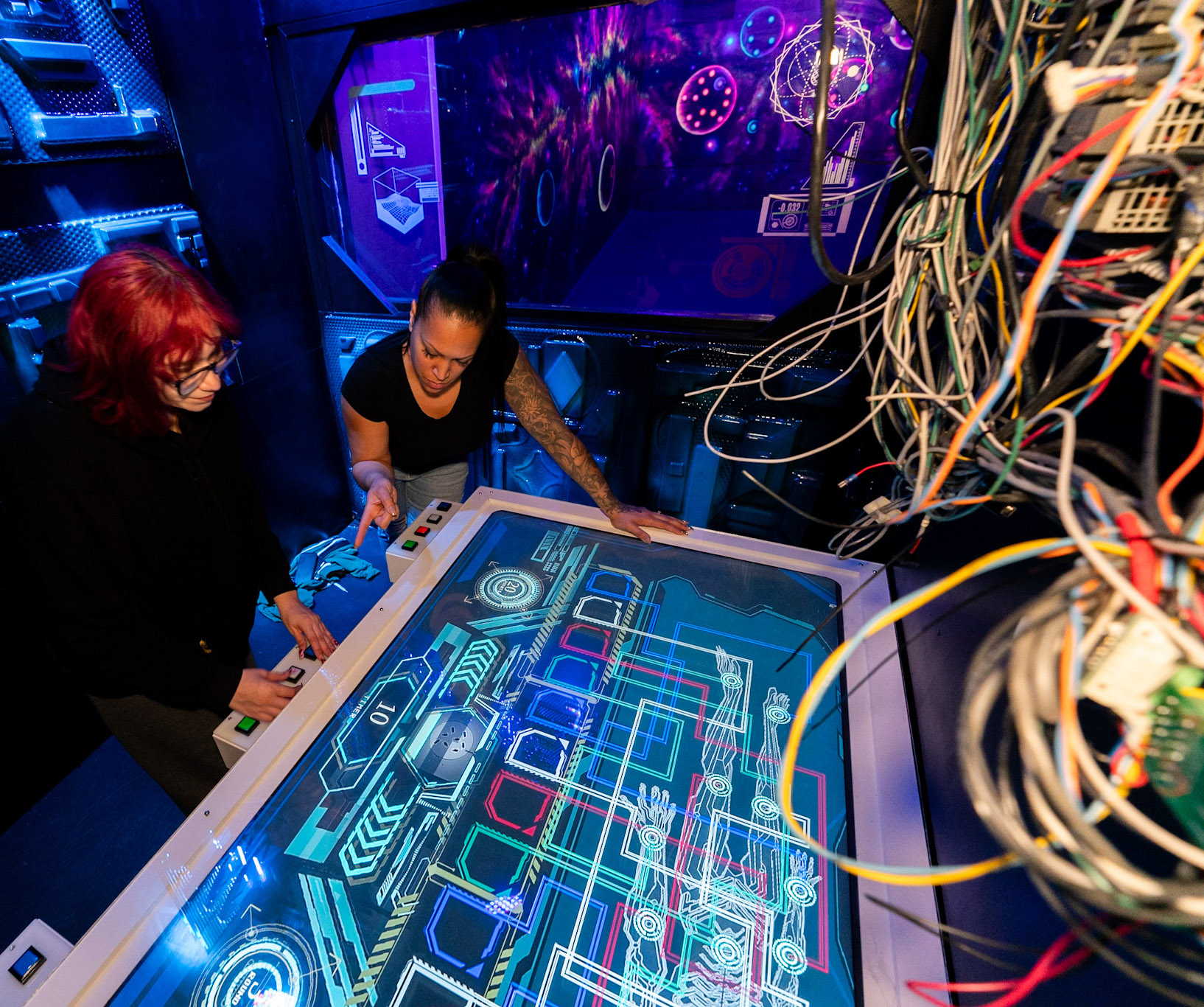 Actiespel tussen ontsnappingsspel en interactief spel